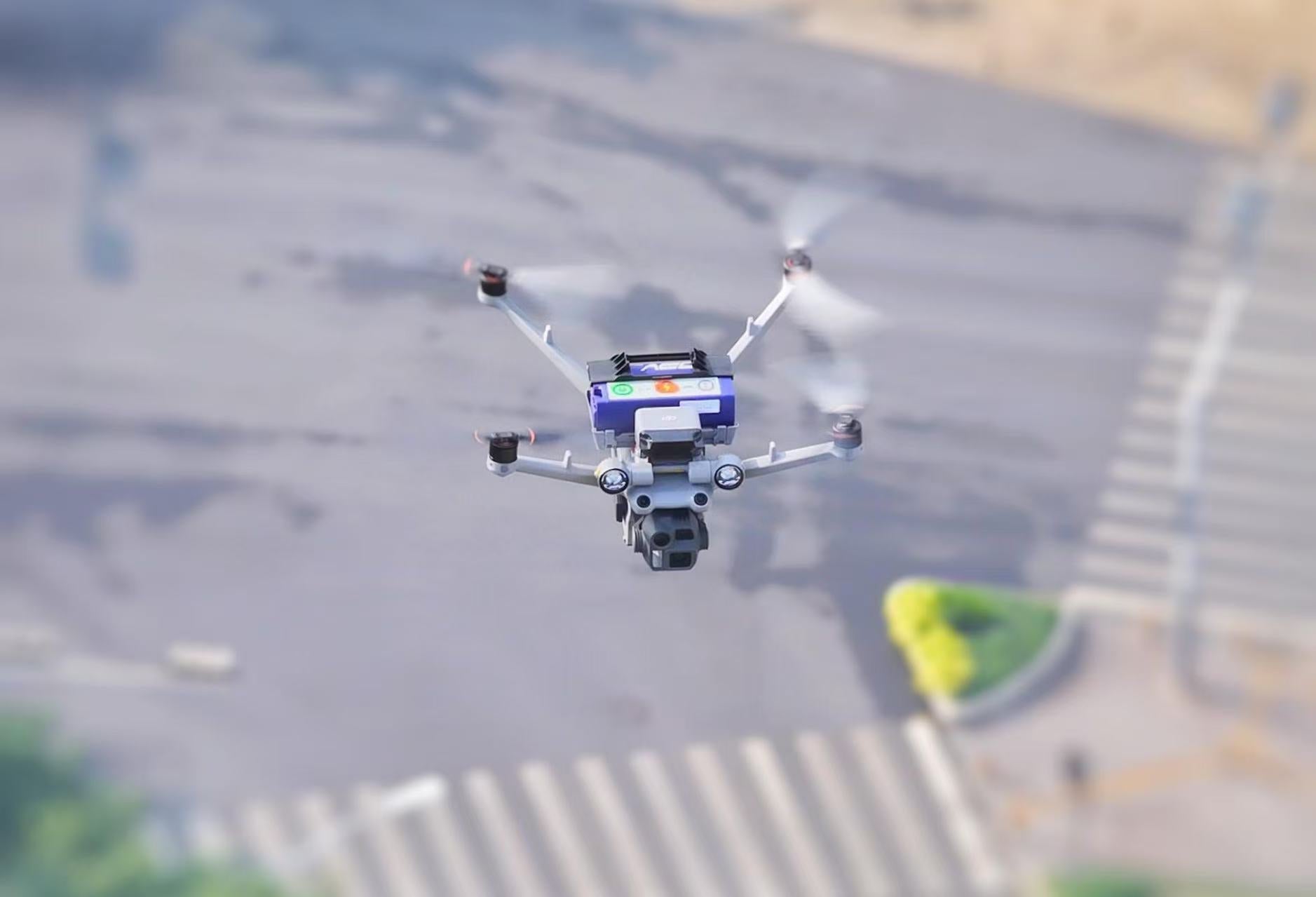AED delivery with drone